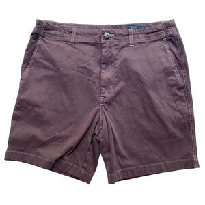 Vineyard Vines Island Shorts 7 Inch Inseam Brown Chino Size 32 NEW